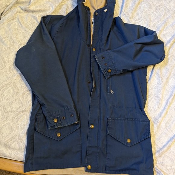 Vintage Back to Basics Anorak Utility Jacket Hood Perfect for All Seasons - Picture 8 of 14